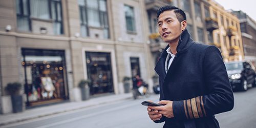 Chinese gentleman on the street